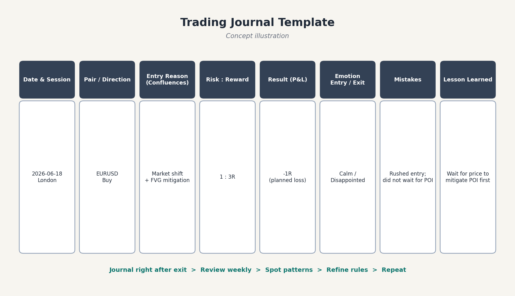 交易日誌 Trading Journal 實戰教學:記甚麼、何時記、如何用數據改進交易表現|Market Mechanics Ep 23 筆記